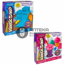 Фото товара Kinetic Sand Песок для лепки с формочками 71417