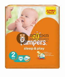 Фото товара Памперс (pampers) подгузники sleep & play mini 3-6 кг 88 шт.