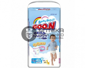 Фото товара GооN Трусики подгузники д/мальч 12-20кг 40шт